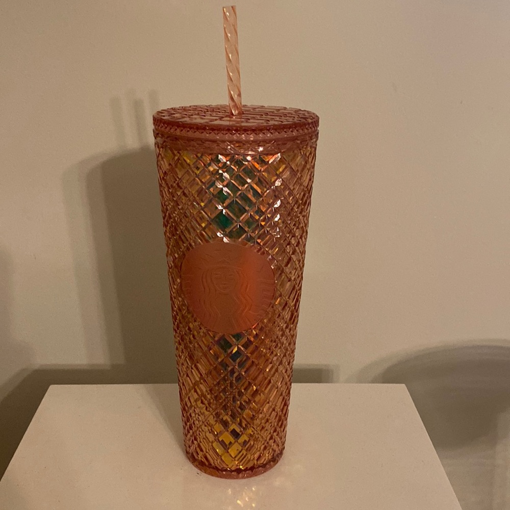 Starbucks Rosegold Sparkle Tumbler